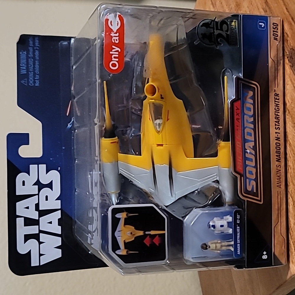 Star Wars Starfighter Toy from the Phantom Menace movie